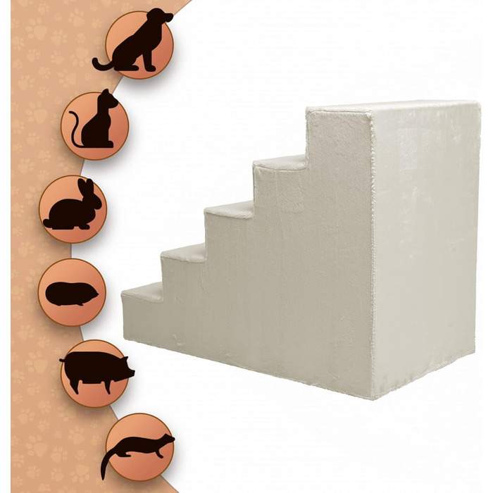 Сходинка для собак Mg Design - Marineblau (темно-синій), стабільна, для собак та котів, 40x45x5 см, 71x40.5x56 см