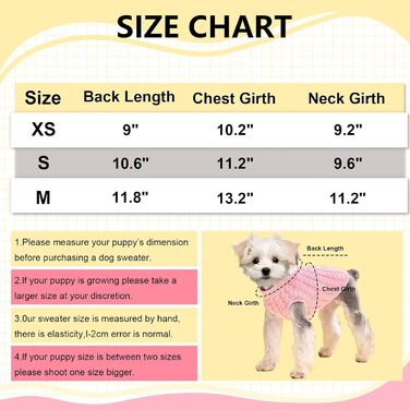 Пуловери для маленьких собак: Чихуахуа, Йоркширський тер'єр, такса. Теплі пуловери для цуценят, дівчаток та хлопців. 2 шт. (чорний/білий), розмір S, M