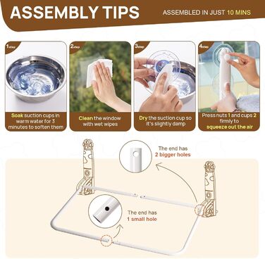 Кішка гамак на вікно MEWOOFUN - 54x30см, сірий, M. Міцний гамак для котів, витримує до 18 кг