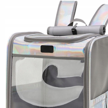 Переноска-рюкзак для котів та собак — кольорова дорожня сумка з регулюванням