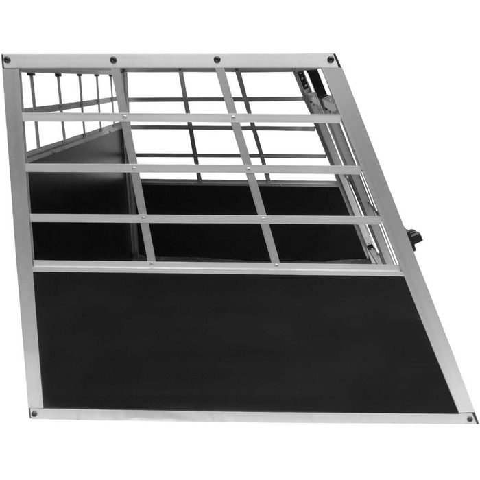 Транспортна переноска для собак та котів, велика подвійна переноска, алюмінієва гніздова решітка, переноска для автомобіля, переноска в багажник