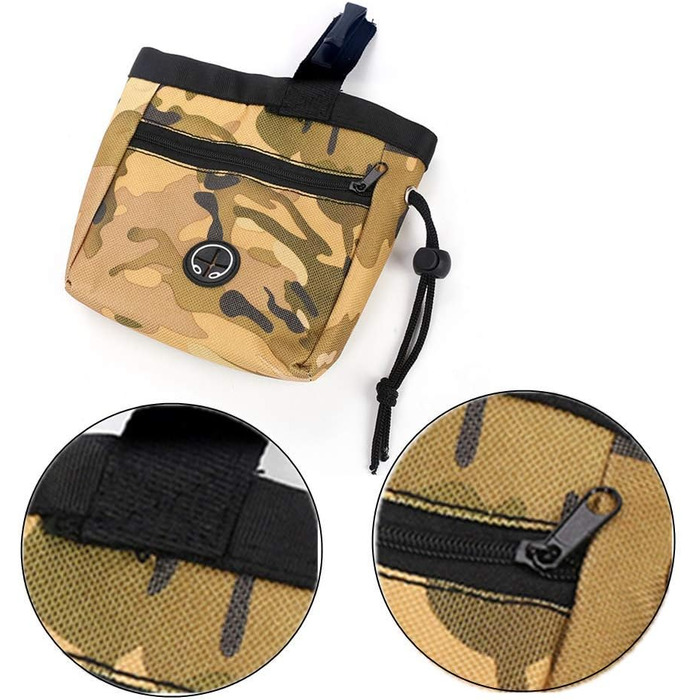 Набір для прогулянок з собакою: сумка-органайзер з диспенсером для пакетів, іграшка та корм для подорожей