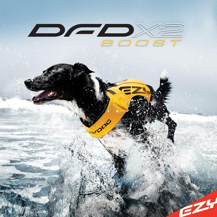 Рятувальний жилет для собак EZYDOG X2 Boost S, рожевий – водонепроникна собача жилетка для плавання, SUP, катання на човні, із ручкою та підвищеною плавучістю