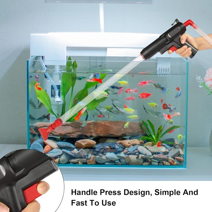 Набір для чищення акваріума GOSHIES 4-в-1: пилосос, фільтр, відсмоктувач ґрунту, набір для підміни води