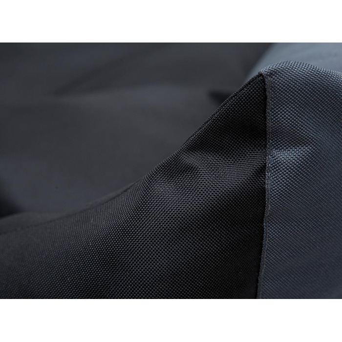 М'яке ліжко-софа для собак великих порід, чорний/графітовий колір, розмір L (62x43 см)