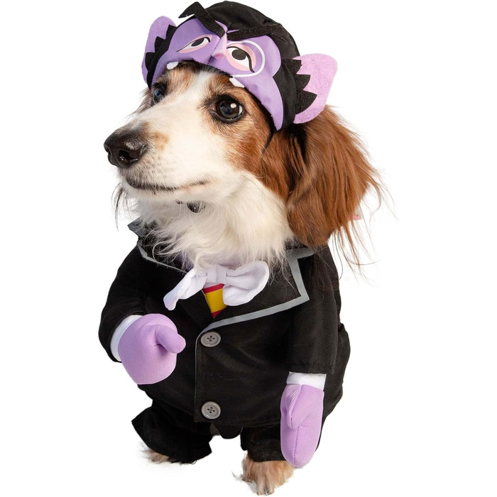 Костюм вампіра для собак Pet Krewe The Count | Сезам вулиця, костюми для собак та котів | S, M, L, XL