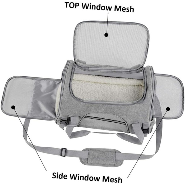 Рюкзак для тварин Supvox: великий, дихаючий, для подорожей та вигулу