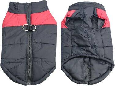 Теплий зимовий одяг для собак Idepet: водонепроникна куртка для собак маленьких, середніх та великих порід (XL, Червоний)