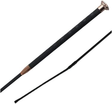 Woof Wear Harmony Dressage Whip 100cm Black Rose Gold - Шокова вудка для виїздки Woof Wear Harmony, 100 см, чорна з рожевим золотом