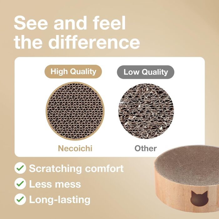 Нікоічі Козі: лежанка-подряпач для котів, 1,31 кг, стандартний розмір