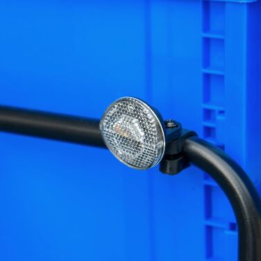 Причіп для велосипеда HOMCOM 65 л, блакитний, вантажопідйомність 40 кг