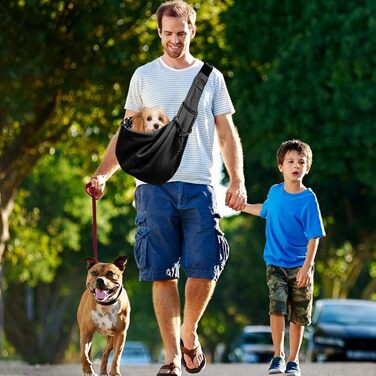 Сумка-переноска для собак та котів до 15 кг, з регульованим плечовим ременем, для прогулянок та активностей
