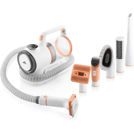 Ручний пилосос ETA Pet Master для догляду за тваринами: 3 рівні потужності, тришаровий фільтр, 1.4 л контейнер, LED-панель, самоочищуючі насадки