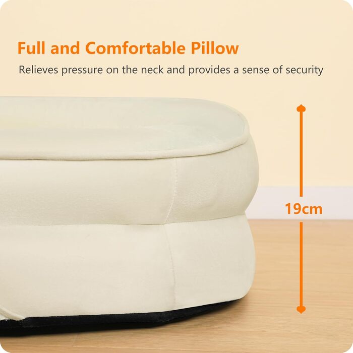 Ортопедичне ліжко для собак, ліжко-софа для собак, подушка з роликом для шиї з чотирьох сторін, неслизьке дно, кошик для собак, знімний та пральний, середні та великі породи собак, 106 x 79 x 17 см, оливковий колір