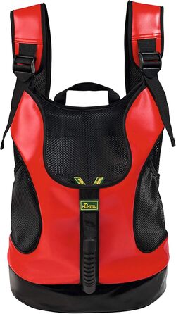 Рюкзак-переноска для собак та котів до 8 кг, червоний, розмір one-size (102 x 51 x 89 см)