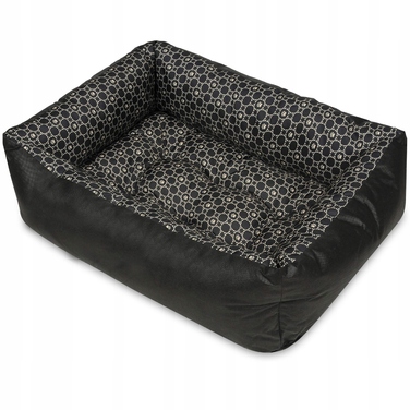Ліжко-канапе для собак Superkissen24, чорне, 90 см x 120 см