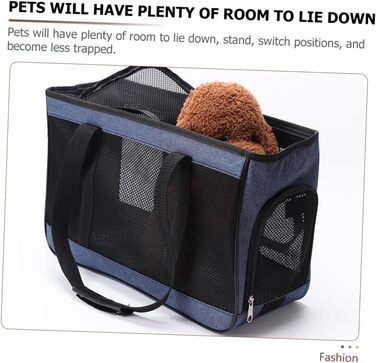 Транспортна сумка для кота/собаки Yardwe: дихаюча, з Oxford тканини, складана, з плечовим ремінцем