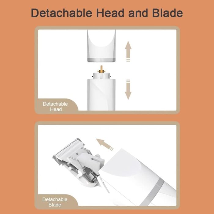 Мультитрим Про - 4-в-1 триммер для собак Dr Pfoten: стрижка лап, вух, обличчя. З насічкою для обрізки кігтів.