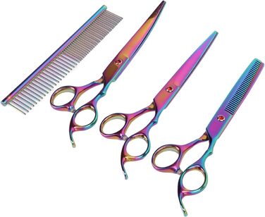 Набір професійних ножиць для грумінгу собак, нержавіюча сталь, для дому та салону