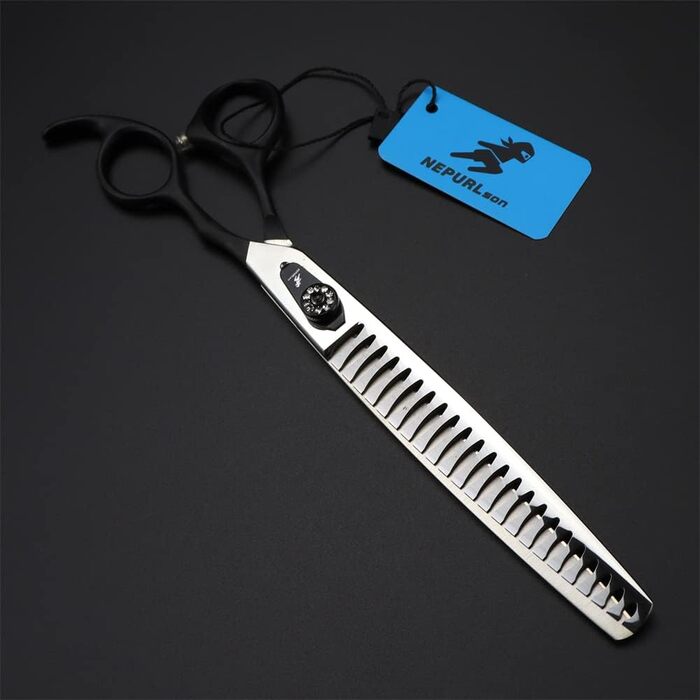 Професійна витончувальна ножиця для грумінгу собак та котів, 8 дюймів, з зубчастими лезами