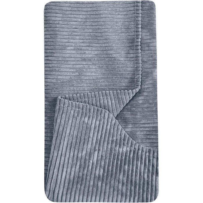 4L Textil М'яке собаче ліжко з корду Hugo Premium-LINE, ортопедичне, для маленьких собак, з піною з пам'яті, знімний чохол, плюшеве (темно-сірий, 60x40 см)