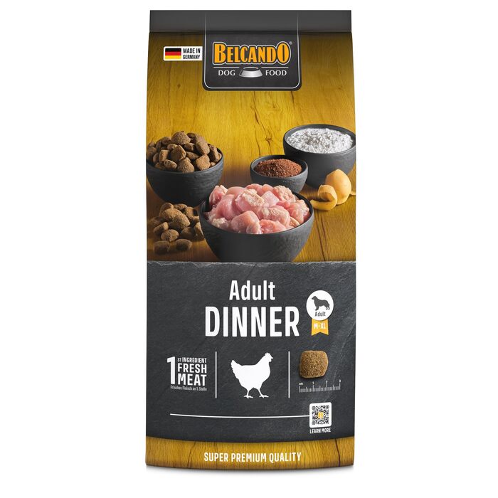 Сухий корм для дорослих собак усіх порід BELCANDO Adult Dinner, 12.5 кг