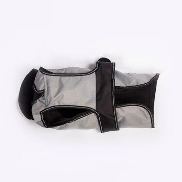 Собачий плащ 2-в-1 Danish Designs, сірий/чорний, водонепроникний одяг для собак
