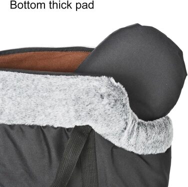 Рюкзак для собак Bis, сумка для маленьких собак на прогулянках, переноска для цуценят, теплий рюкзак на плечі для Yorkies, аксесуари для домашніх тварин (Коричневий 1, M)