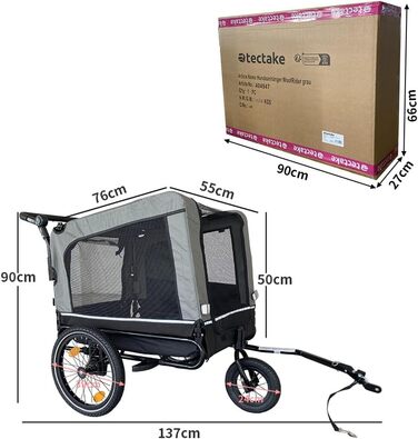 Фаркоп для велосипеда, переноска для собак, туристична переноска для собак, складна переноска для собак, відбивачі