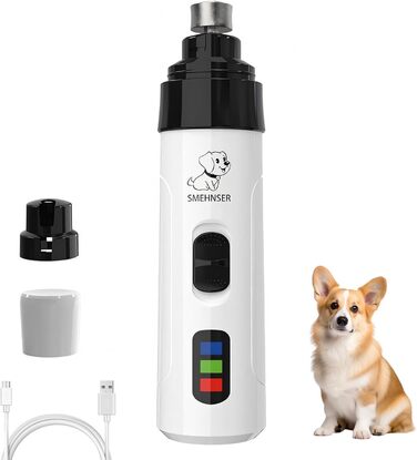 Електричний точило для собачих кігтів CMANLNYK - тихий, акумуляторний, для собак малого, середнього та великого розміру