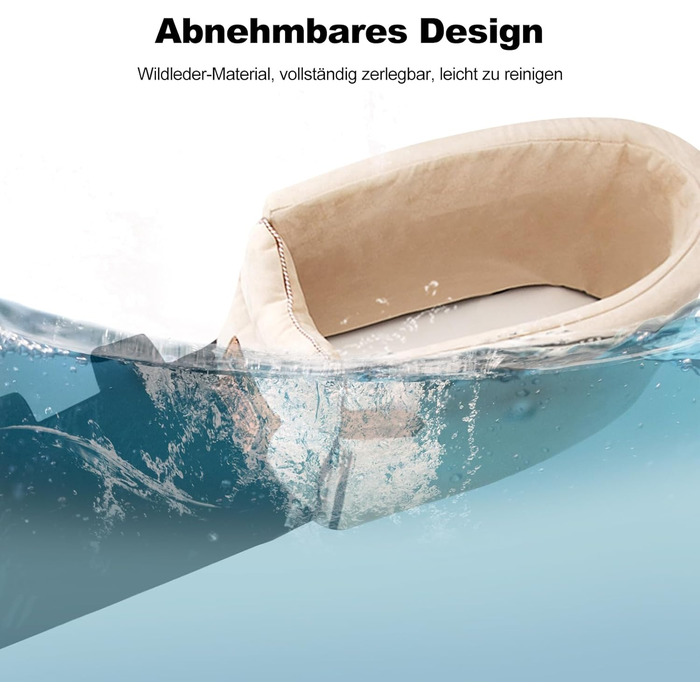 Автокрісло для собак Ergocar, підйомник для маленьких собак та котів до 6 кг, з ременями через плече, знімний, портативний, кошик для собак в авто, переносне ліжко для тварин в авто (білий)