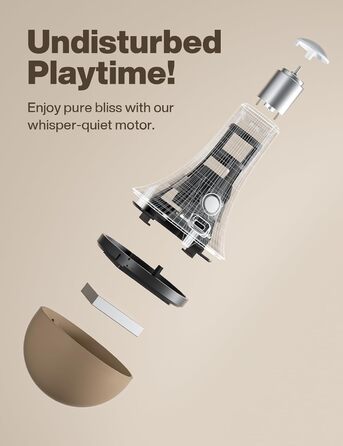 Інтерактивна іграшка для котів, автоматична з випадковою рухом, таймер вимкнення