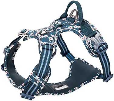 Нашийник для собак WINHYEPET Truelove No Pull TLH56512, світловідбиваючий, м'який, з регулюванням, XS, блакитний