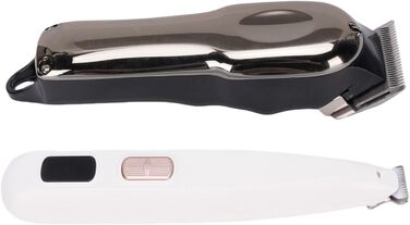 Набір для стрижки тварин Yinhing: бездротовий, тихий, з LED-дисплеєм, з нержавіючої сталі. Підходить для собак, котів, коней, корів, догляду за лапами, вухами та очима