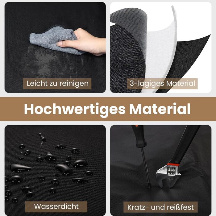 Захист для вантажного відсіку KYG: водовідштовхуючий, стійкий до подряпин, універсальний (105x80 см)