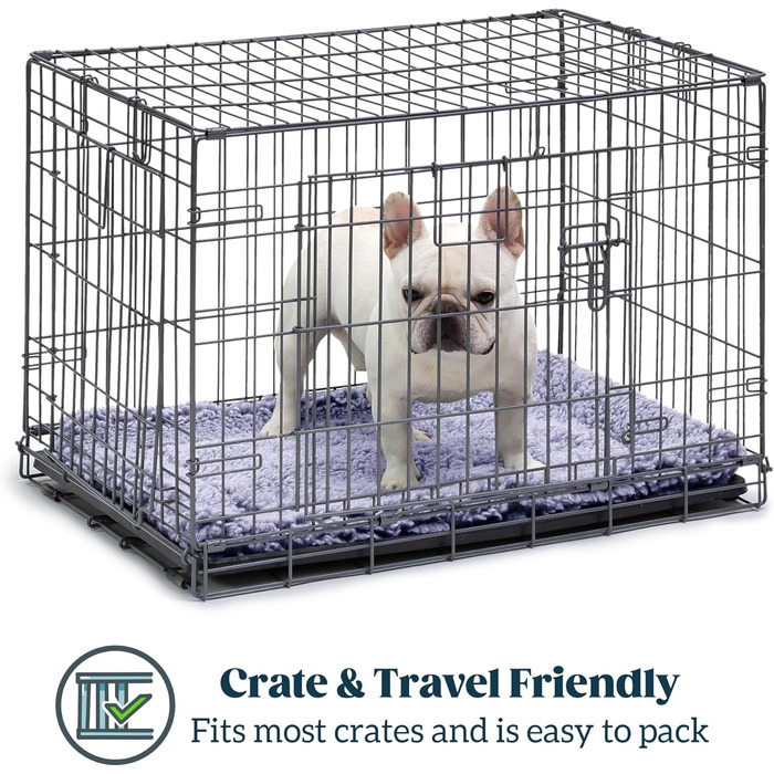 Міцне ліжко для собак Toutwool - стійке до кусання, 3XL, 58x41x5 см, для маленьких порід, Jacaranda