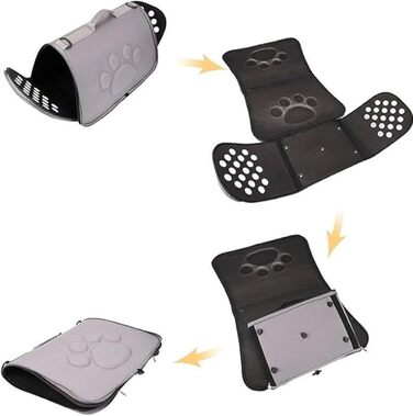 Транспортна сумка для кота Katzen Reisetasche - сіра, для подорожей та прогулянок