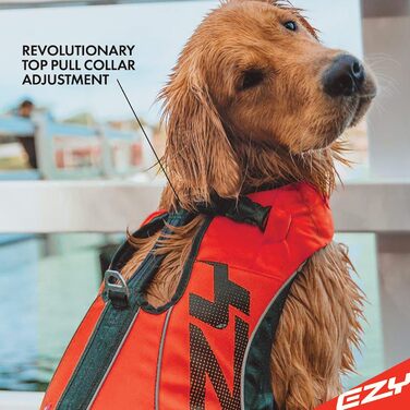 Рятувальний жилет для собак EZYDOG X2 Boost S, рожевий – водонепроникна собача жилетка для плавання, SUP, катання на човні, із ручкою та підвищеною плавучістю