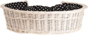 Гніздо для собак з лози e-wicker24 502-60, коричневе, 60x43x19 см (80x60x26 см, бежеве)