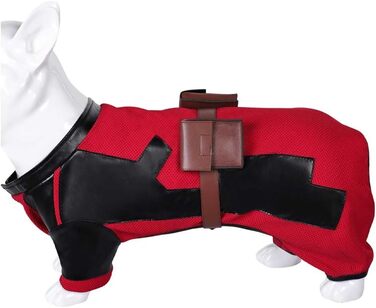 Костюм для собаки, одяг для тварин, Dead Wade, косплей, Хелловін, карнавал, розмір S, червоний