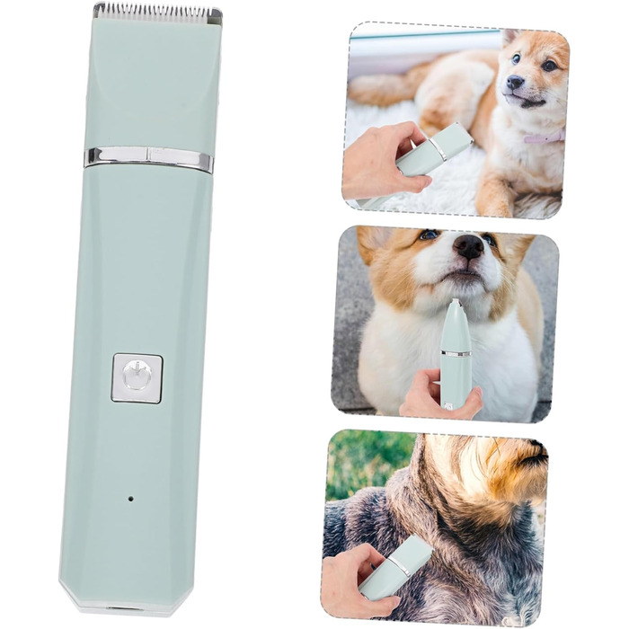 HEMOTON Електрична машинка для стрижки шерсті собак, тример для собак та котів, пристрій для грумінгу