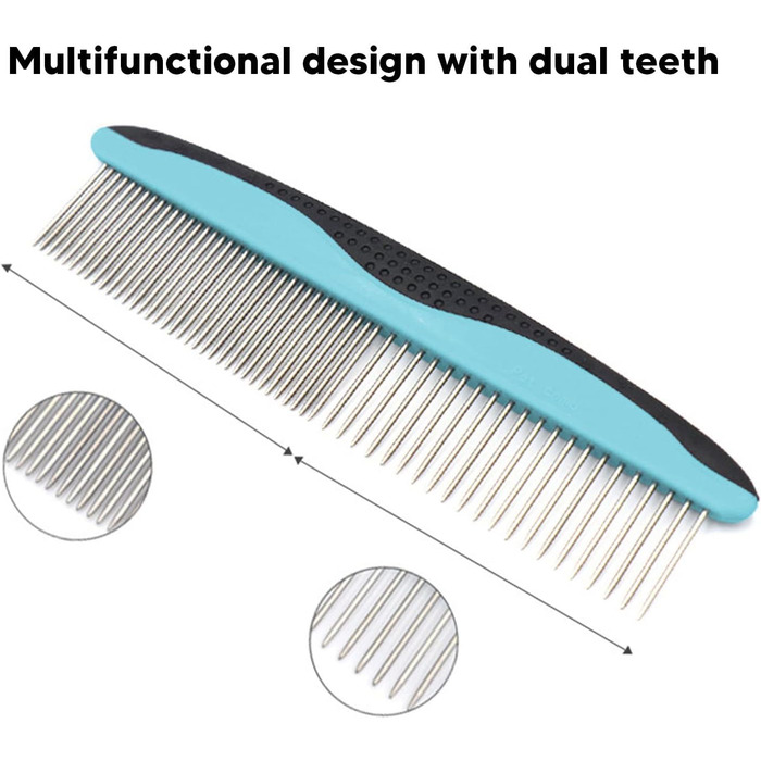 Набір щіток для собак, самоочищується, вичісувальна щітка, для собак і котів з довгою та короткою шерстю