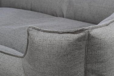 ТРИКСІ Лежанка для собак Таліс, 100 x 70 см, сіра - зручна лежанка з веб-тканини для середніх собак, з антиковзким покриттям та можливістю прання, артикул 37583