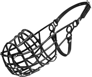 Маукорб для гончих собак Don Pare 107 (чорний) для Лурчерів, Слоугі, Салукі - регульований, для тренувань та перегонів