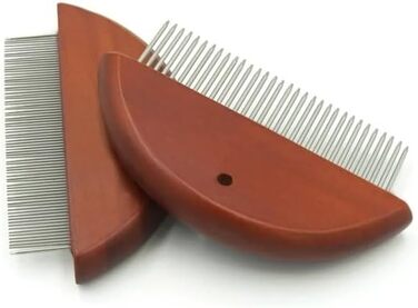 Щітка для собак від випадання шерсті, інструмент для догляду за шерстю, професійна щітка для собак (дрібний гребінь)