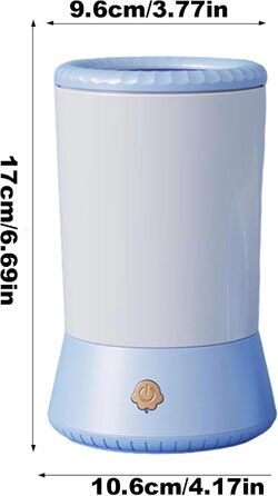 Електрична мийка для лап собак - портативна чаша для миття лап тварин | Зручна автоматична мийка для собак та котів, інструмент для догляду за малими, середніми та великими тваринами, блакитна