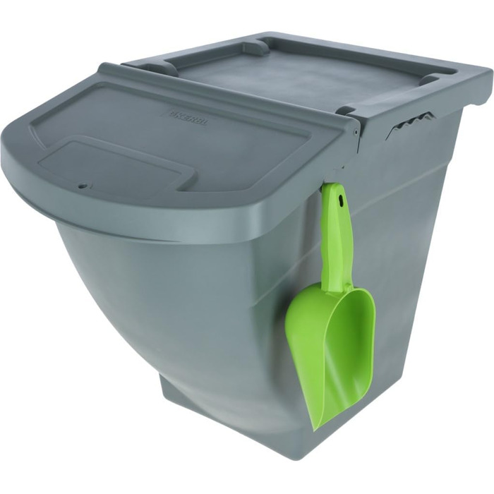 Kerbl Futterbox – контейнер для корму, 60 літрів, з кришкою, пластик, 57.8x39x49 см
