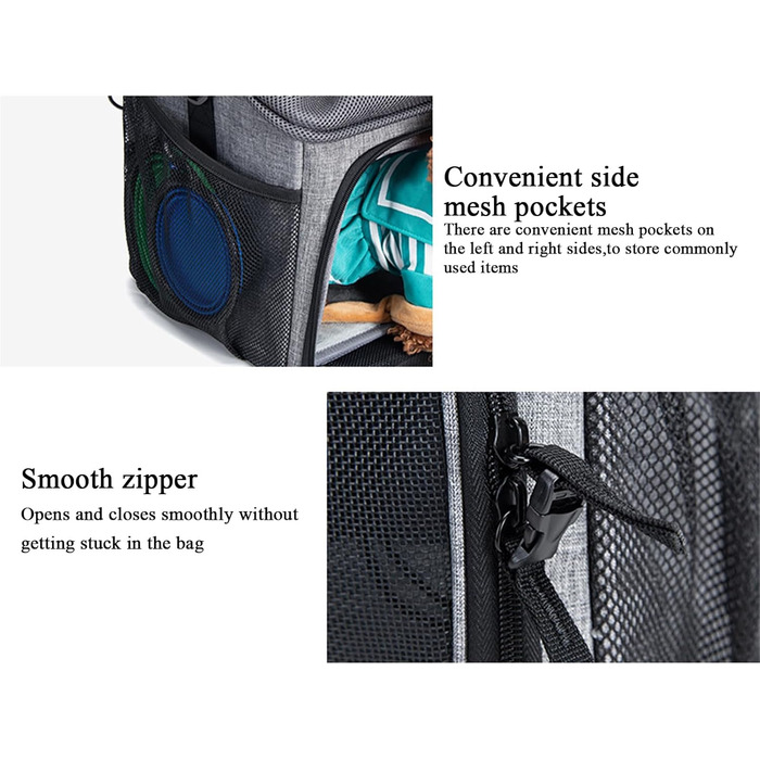 Фahrradkorb для собак – рюкзак-переноска для тварин | Дихаючий велосипедний кошик | Знімний, легкий кріплення, зручна сумка для перенесення, покупок, відпочинку на природі