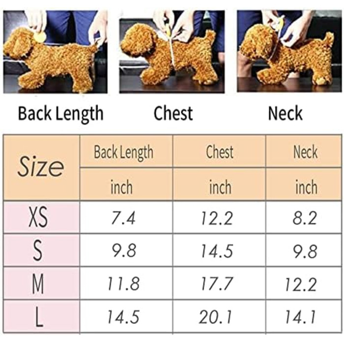 Теплий флісовий жилет для собак - чорний, великий розмір (Чихуахуа, Пудель, Тедді)