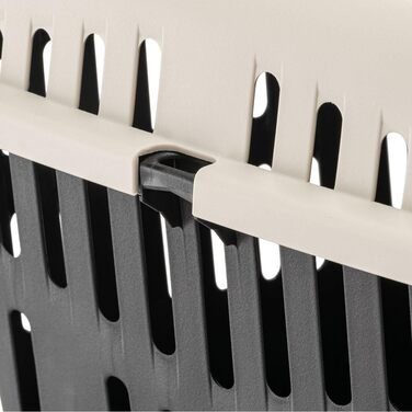 Переноска для котів та собак Ferplast Binny 2, переноска для тварин, для маленьких собак та котів до 8 кг, складаний ручка (48 x 32 x 33 см)